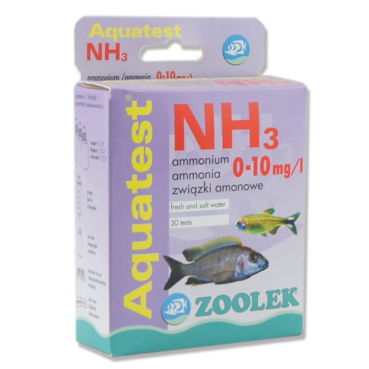 Akváriumi vízteszt, Zoolek, Ammonia/NH3