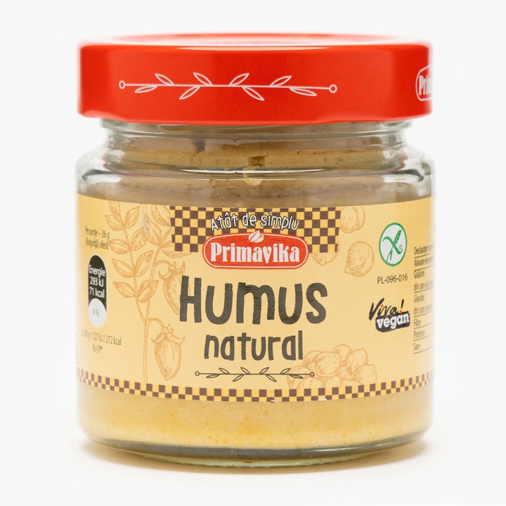 Hummus natural vegan Primavika 160g