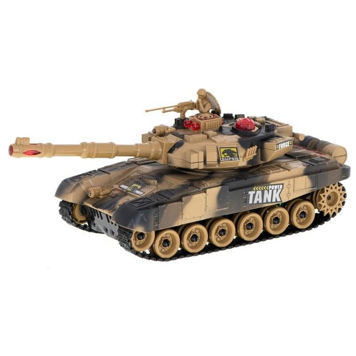 RC Big War Tank 9995 nagy 2.4 GHz-es homok
