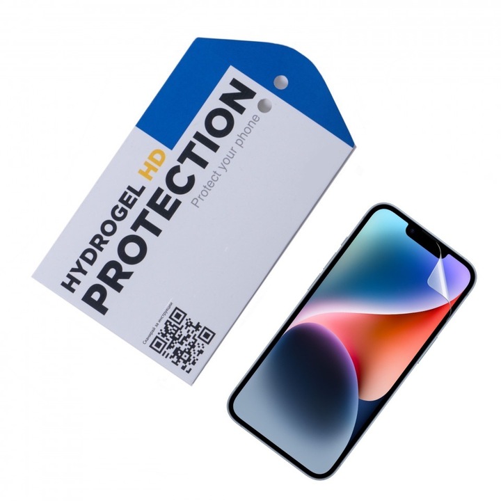 Удароустойчив протектор ОфисиТе за Apple iPhone 14 Plus, Hydrogel HD, Privacy покритие