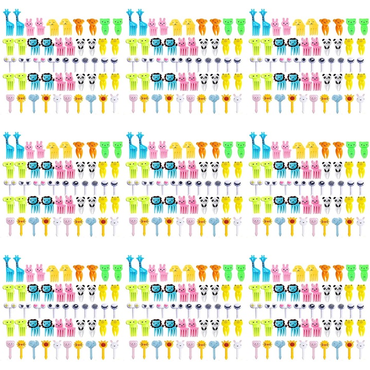 Cindy, Polipropilena, Furculita de fructe, Multicolor