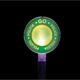 Jucarie Semn rutier STOP, cu Lumini, 2 Fete Rosu Verde, 33 cm, Toi-Toys, Alb