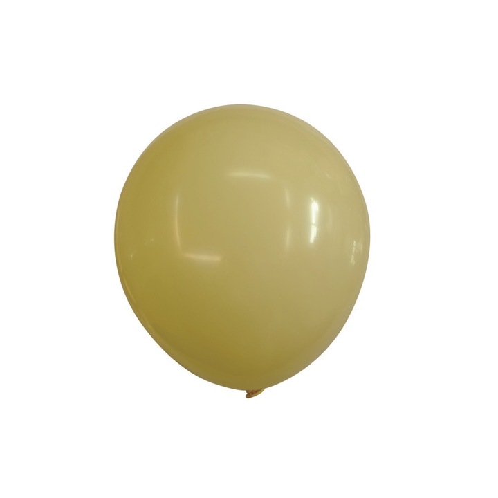 100 db-os Latex lufi készlet, halványsárga, 25 cm