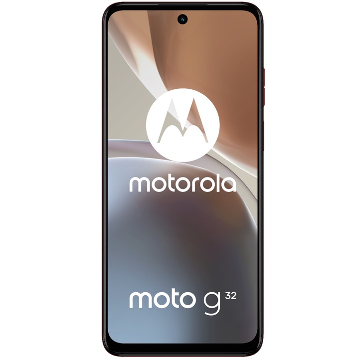 Telefon mobil Motorola Moto g32, Dual SIM, 256GB, 8GB RAM, Satin Maroon