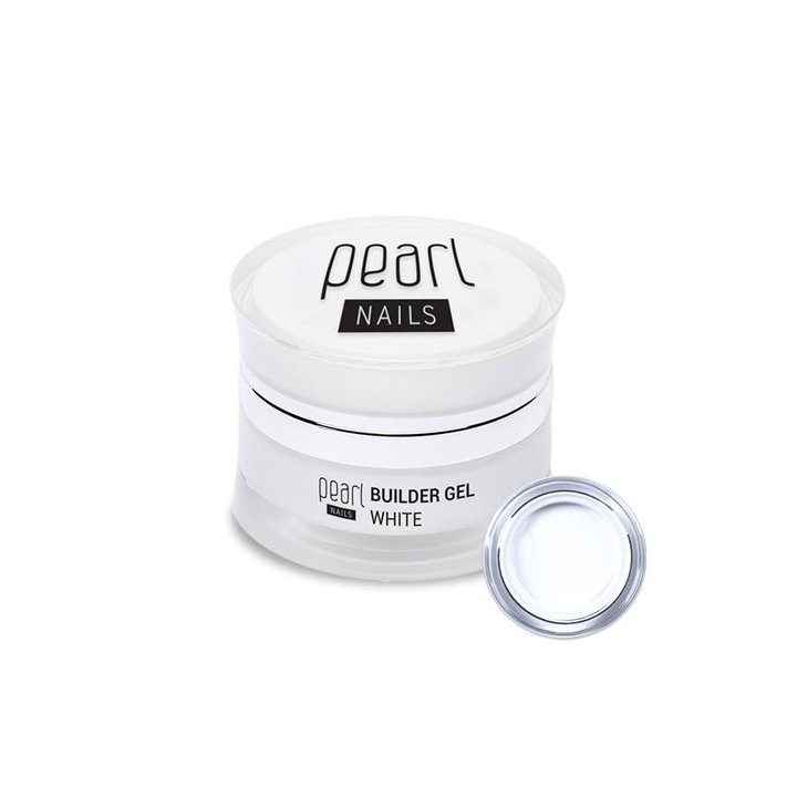 Pearl Builder White Gel - fehér építőzselé 15ml