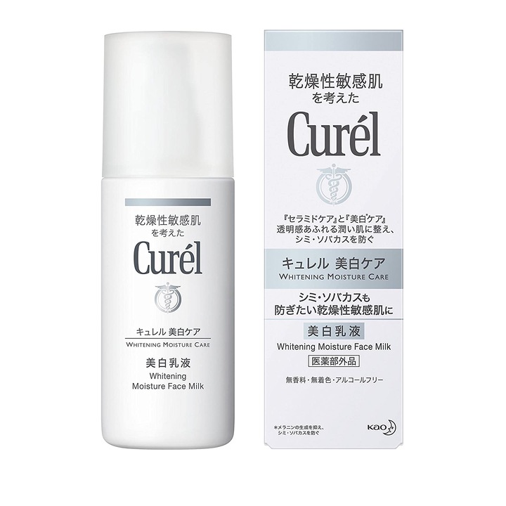 CUREL Избелващо хидратиращо мляко за лице 110 мл