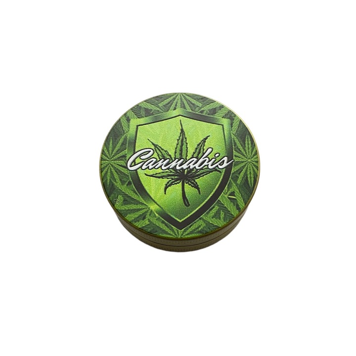 Grinder metalic Gentelo Premium Cannabis, diametru 50 mm, format din 3 parti