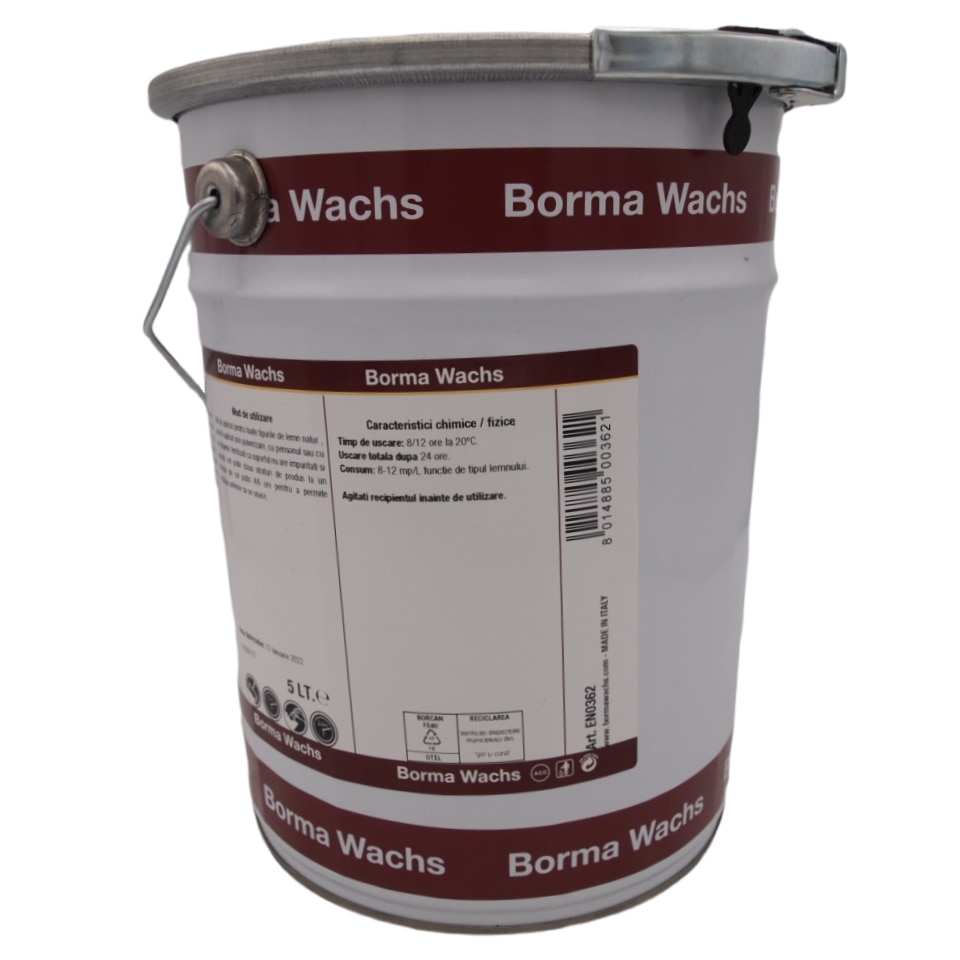 Дървесно масло, Тиково масло, Borma Wachs, 5 L, прозрачно - eMAG.bg