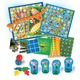 Set 10 jocuri in 1 cu Nu te supara, frate, Serpi & Scari, X si O, Goana dupa branza, Razboi, Tetris, Puzzle, 3 in serie, Soriceii gemeni, Cursa soriceilor, ATS