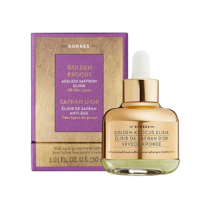 Ser anti-imbatranire, Korres, Toate tipurile de ten, 30 ml