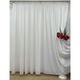 Perdea voal simplu culoare alb Basic Liz Line, cu rejansa 600x245cm - RD036M