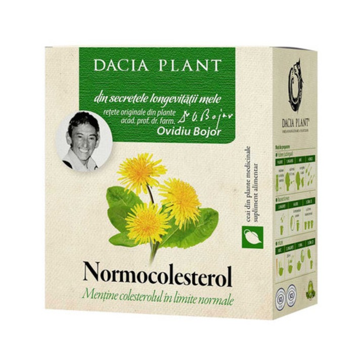 Ceai Normocolesterol, 50gr, Dacia Plant