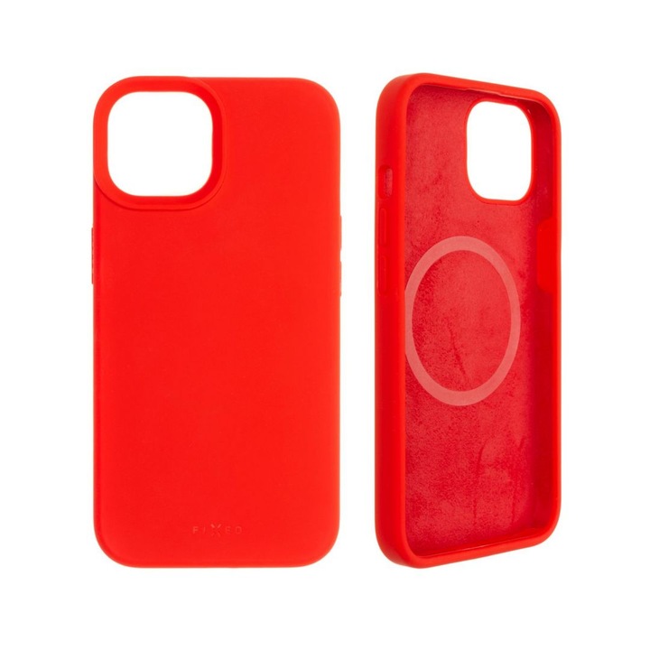 FIXED MagFlow Apple iPhone 14, Piros, 194435, Mobiltelefon tok