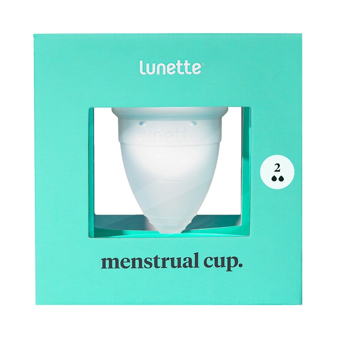 Cupa menstruala Lunette Marimea 2 Transparent