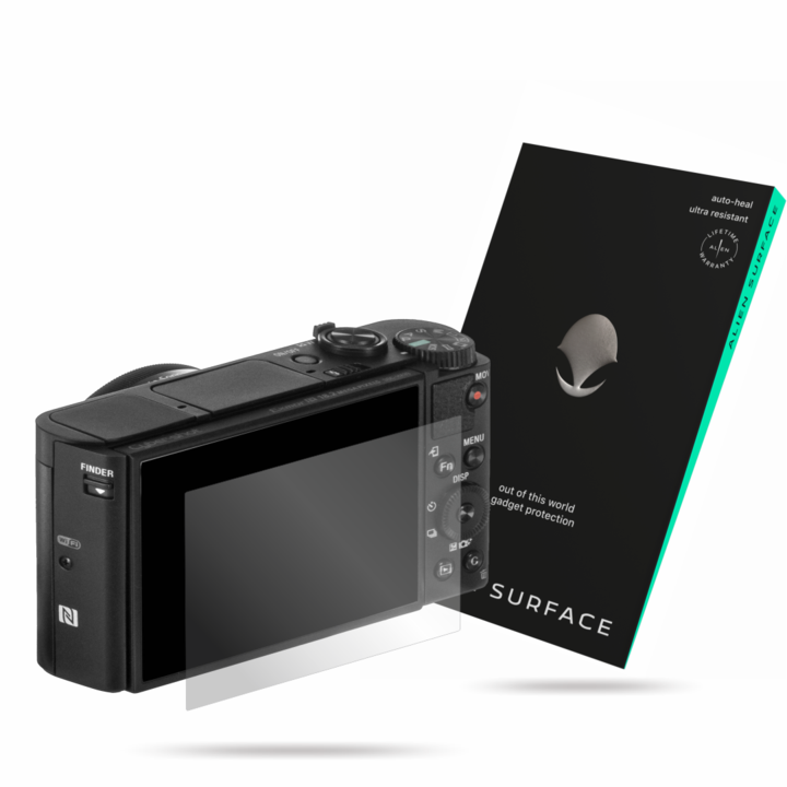 Folie Alien Surface, pentru Sony Cyber-Shot DSC-HX99, protectie ecran 1 plus 1 Rezerva