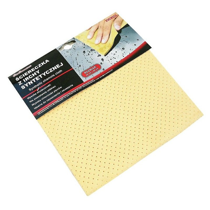 Carcommerce autómosótörlő, mikroszálas, 40x40 cm, Sárga