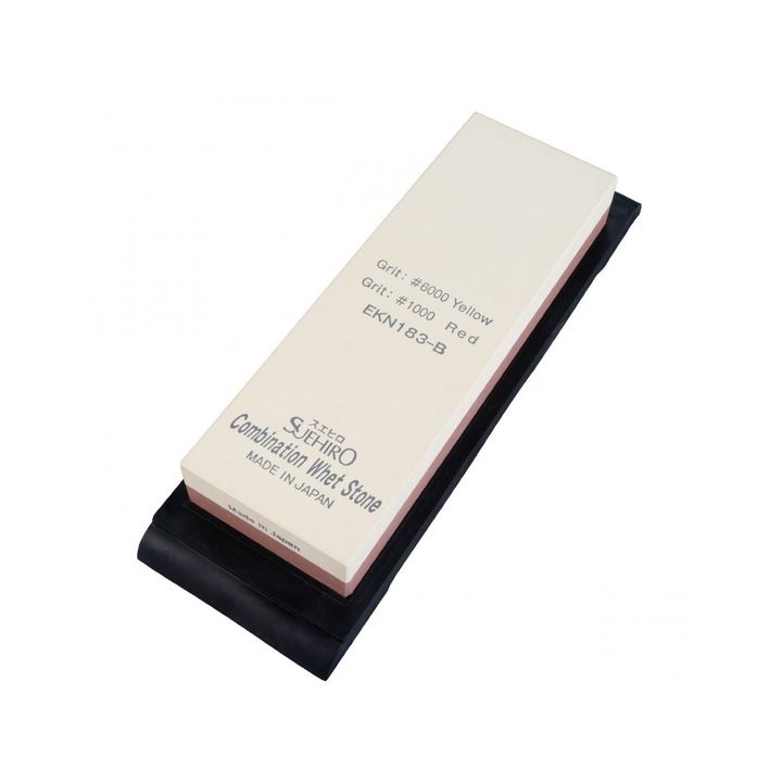 Piatra ceramica pentru ascutit cutite Global, 1000/6000, Alb, EKN821-A