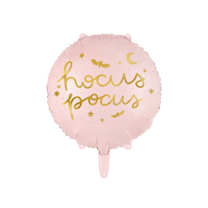 Фолиев балон Hocus Pocus, розов, 45 см