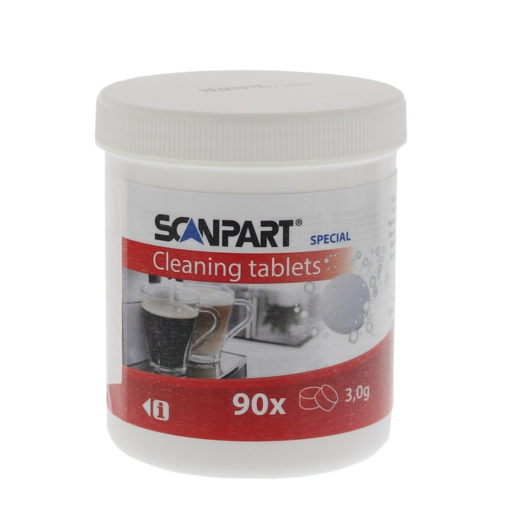 Tablete speciale de curatare pentru espressoare si cafetirer, 90 buc, 3.0 g / buc