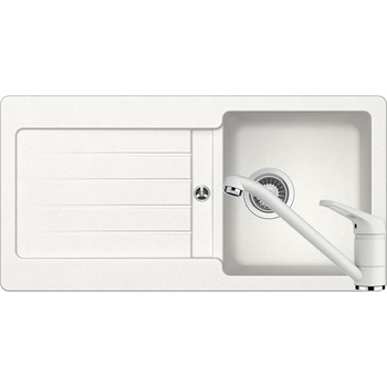 Kit chiuveta Schock Typos D-100S 860 x 435 mm si baterie Schock Cosmo Alpina Cristalite Kit chiuveta Schock Typos D-100S 860 x 435 mm si baterie Schock Cosmo Alpina Cristalite