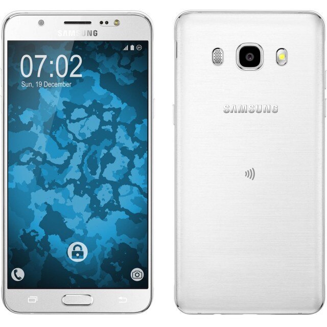 Husa Full TPU 360° (fata + spate) pentru Samsung Galaxy J7 (2016), TPU 0.3 mm, alb