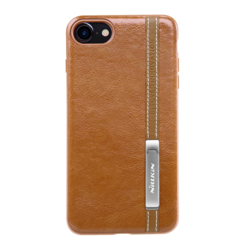 Husa spate din piele, cu clip, Nillkin Phenom pentru iPhone 7, maro