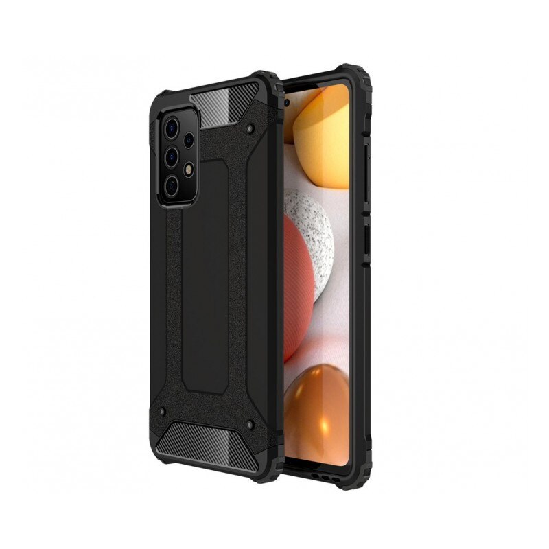 Husa Spate Upzz Armor Compatibila Cu Samsung Galaxy A13 4g, Ultra Rezistenta, Negru