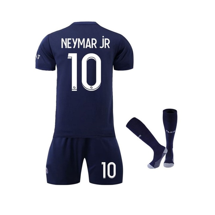 Echipament sportiv Neymar JR 2022/2023, Poliester, Albastru inchis, Albastru inchis