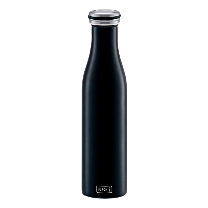 Sticla termica Lurch 0,75 l otel, negru mat