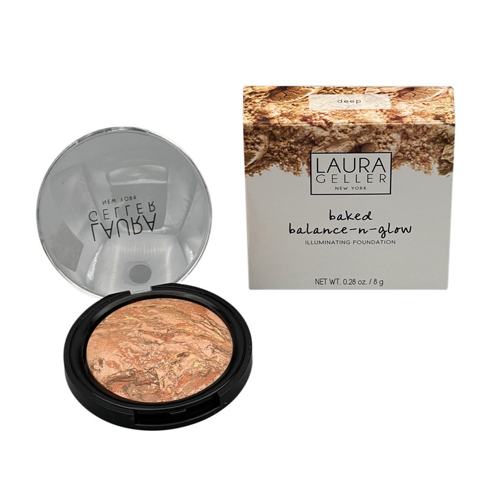 Fond de ten iluminator Baked Balance-n-Glow Laura Geller, cu stralucire