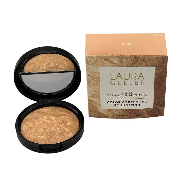Pudră, Laura Geller Baked Balance-n-Glow Color Correcting Foundation, Acoperire