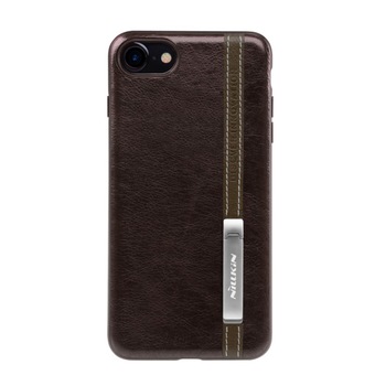 Husa spate din piele, cu clip, Nillkin Phenom pentru iPhone 7, maro inchis Husa spate din piele, cu clip, Nillkin Phenom pentru iPhone 7, maro inchis