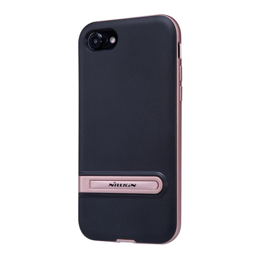 Husa spate cu clip Nillkin Youth pentru iPhone 7, negru/roz