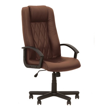 Scaun directorial ELEGANT, Maro inchis piele ecologica Scaun directorial ELEGANT, Maro inchis piele ecologica