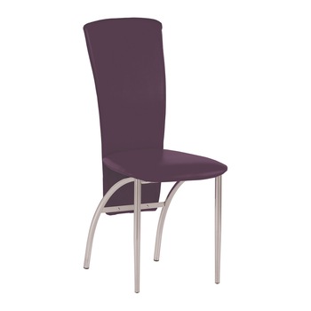 Scaun bucatarie AMELY, Mov piele ecologica Scaun bucatarie AMELY, Mov piele ecologica