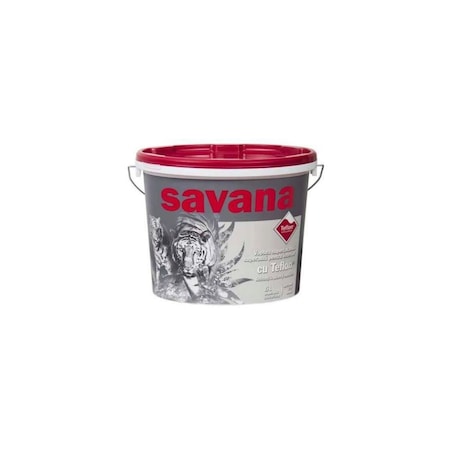 Vopsea superlavabila, superalba, Savana cu Teflon, de interior, alba 15L