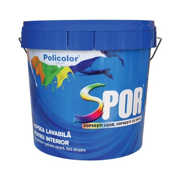 Vopsea lavabila interior Spor 15 litri Vopsea lavabila interior Spor 15 litri