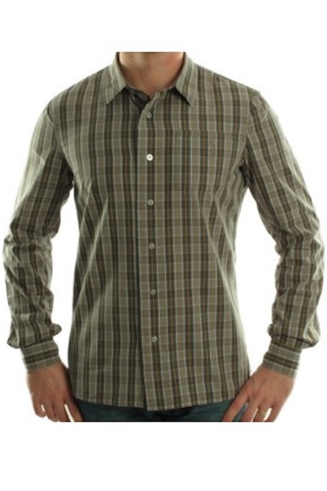 Camasa barbati Calvin Klein Jeans, Khaki/galben