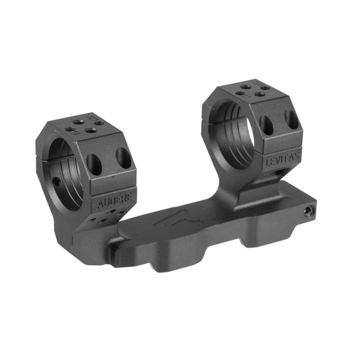 Montura dubla luneta Levitas 34/40, Audere, Aluminiu, 1.5", Negru