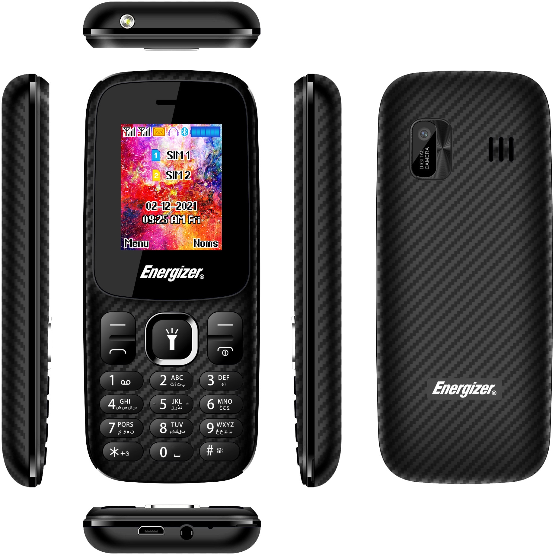 Telefon Mobil Energizer E13, 32MB RAM, 32MB ROM, 2G, Negru