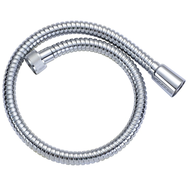 Furtun dus Essential, flexibil, L 0.6 m, din otel inoxidabil, crom
