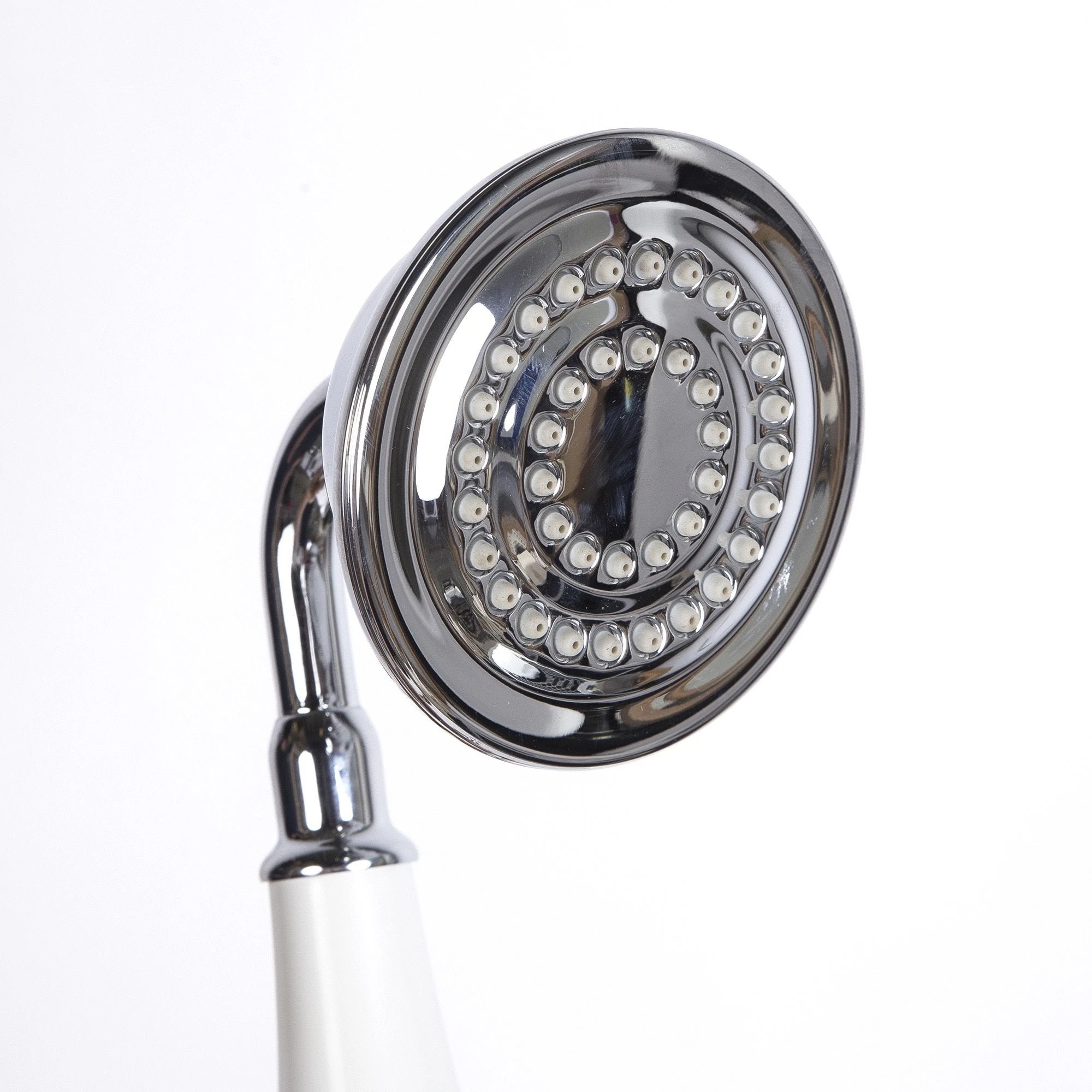 Душ комплект с душ слушалка, маркуч и ретро опора, 1 функция, хром ...