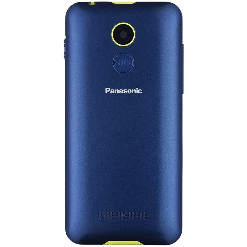 Telefon Mobil Panasonic KX-TU155 EXCN Single SIM, 2G, pentru seniori, buton SOS, Albastru