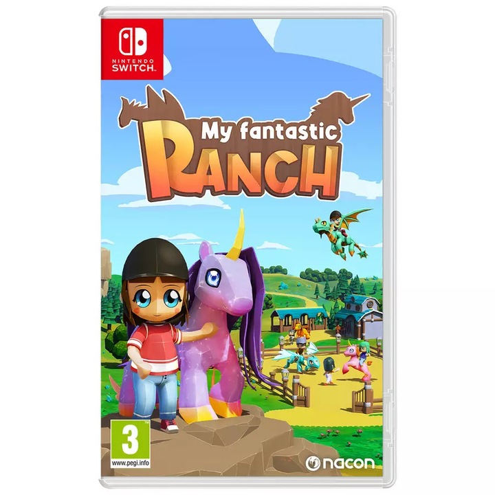 Joc video My Fantastic Ranch, Nintendo Switch, gra cu animale fantastice, multicolor, cutie