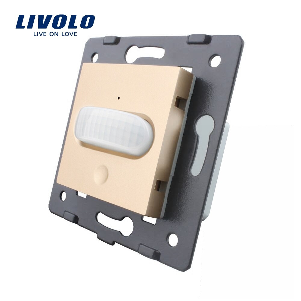 LIVOLO Raumthermostat M. EXT. Temperaturfühler Gold VL C7 PS72 XQ001/SR 13