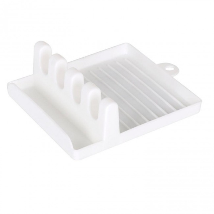 Suport pentru Ustensile de Bucatarie, PVC Alb, Anais Tailor