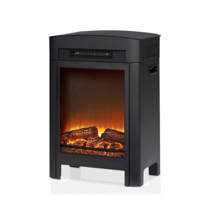 Semineu Electric Alpina Luzern, 1800 W, Negru