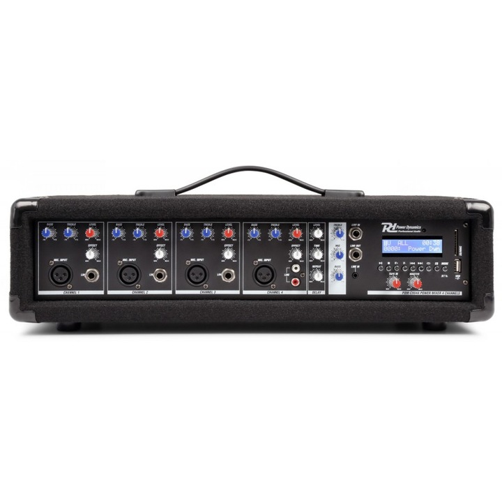 Mixer activ 150w cu 4 canale microfon, bluetooth USB player Power Dynamics PDM-C405A