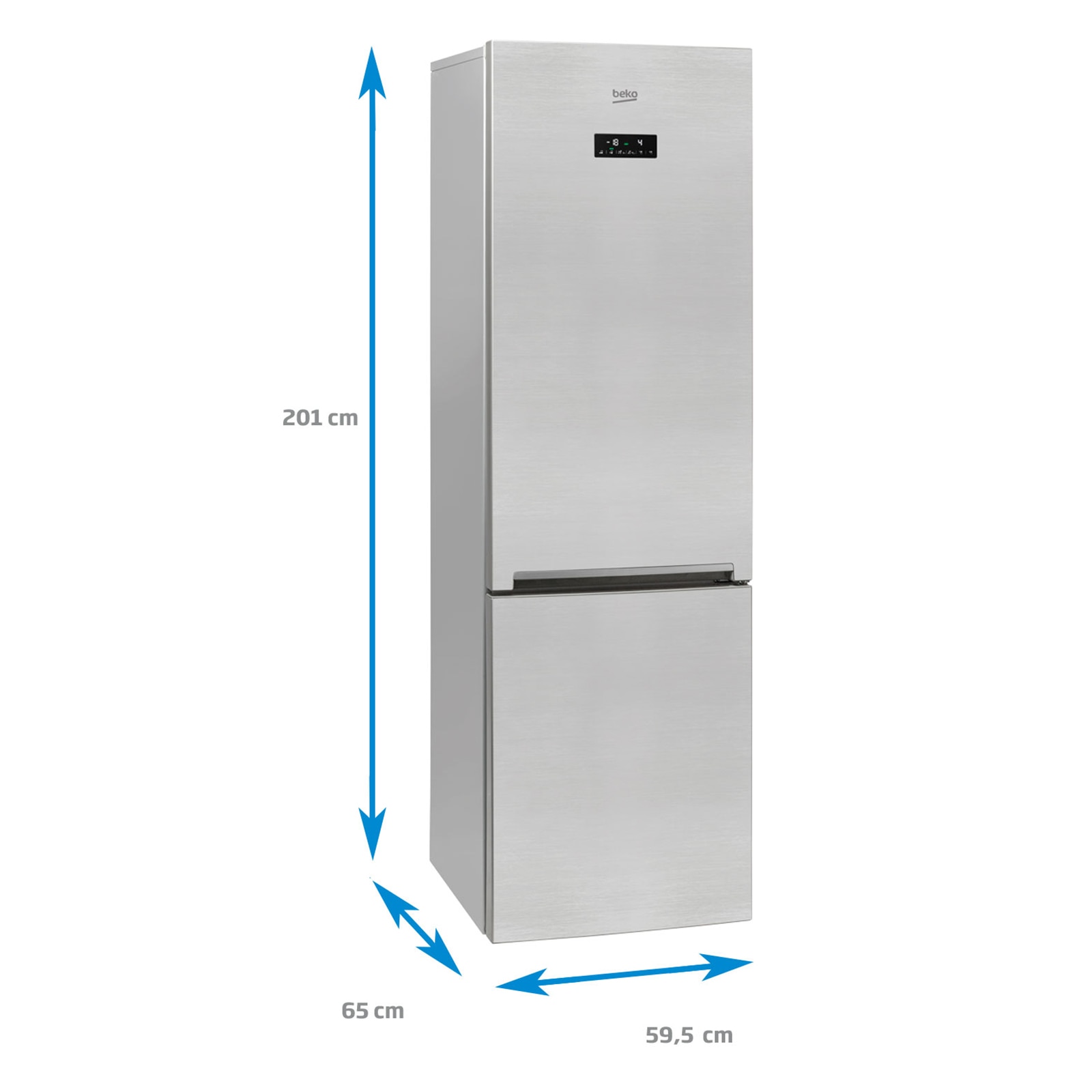 RCNE850E20DZXP, Réfrigérateur-congélateur (Combinés, 83.2 cm)