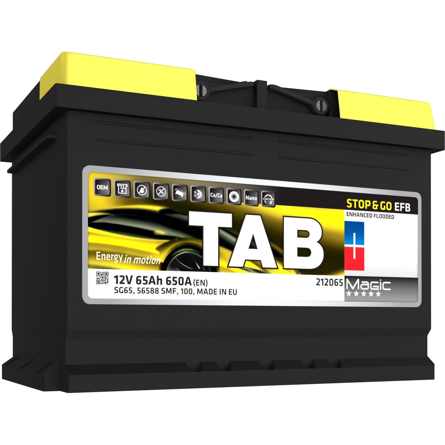 Acumulator TAB Magic EFB 65 Ah START-STOP